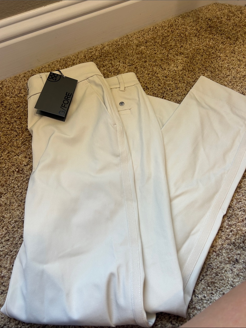 G/FORE womens mid rise twill golf pants